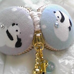 雪パンダさんのマカロンポーチ（再販）