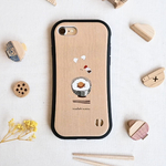 幸せのたまごかけごはん。【文字入れ可】◇マットコートタイプiPhoneケース