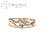 Trefoil Clover Ring  (ピンキーリングも可)