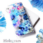 ホログラムver 擬態ベタ(紫陽花) スマホケース iPhoneケース iPhone17〜 アート クリア