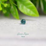 グリーントパーズ・ピアス　3mm（片耳）