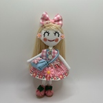 ハンドメイドドールチャーム　バックチャーム　お人形