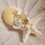 【再販】ヒトデ＆シェルバレッタ♡ロンハーマン、海好きな方に♡