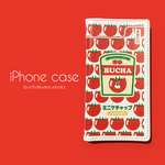 【受注】ぶちゃくま。ケチャップ手帳型iPhoneベルトなしケース