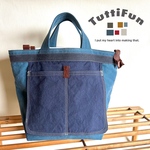 tuttifun＊apron pocket bag  -blue