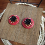 antique＊rose ピアスorイヤリング ma_couleur 秋色