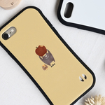 カラフルりんごのなんちゃってiPhoneケース【文字入れ可】 ◇マットコートタイプiPhoneケース