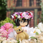 小人の花冠・ローズガーデン　（オビツ11サイズ）　布花