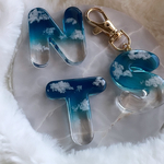 イニシャルキーホルダー　レジン