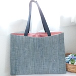 着物リメイク✿手提げバッグ🍀A4サイズ（マチなし）