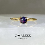 再販11  CONFIDENCE Ring ブラックオパール