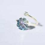 kiriko hana ring (nemophila spiral) #10