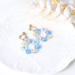 お花の輪っかピアス/イヤリング