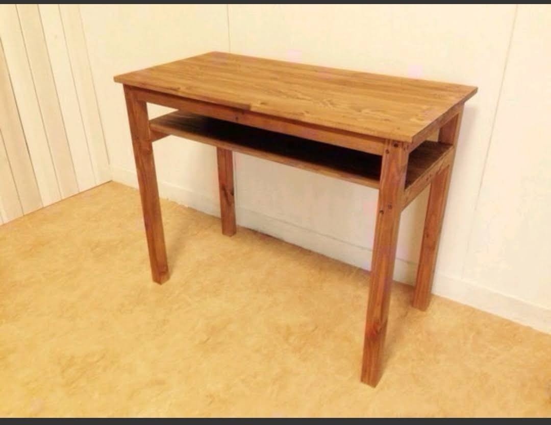 国産ひのき無垢材の机 90cm×45cm 国産ひのき無垢材の机 90cm×45cm 机・デスク TAMA工房 通販