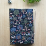 単行本、四六判ブックカバー/森の動物たちa