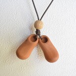 ♦一点ものペンダント♦　＃１９　くつ・サクラ