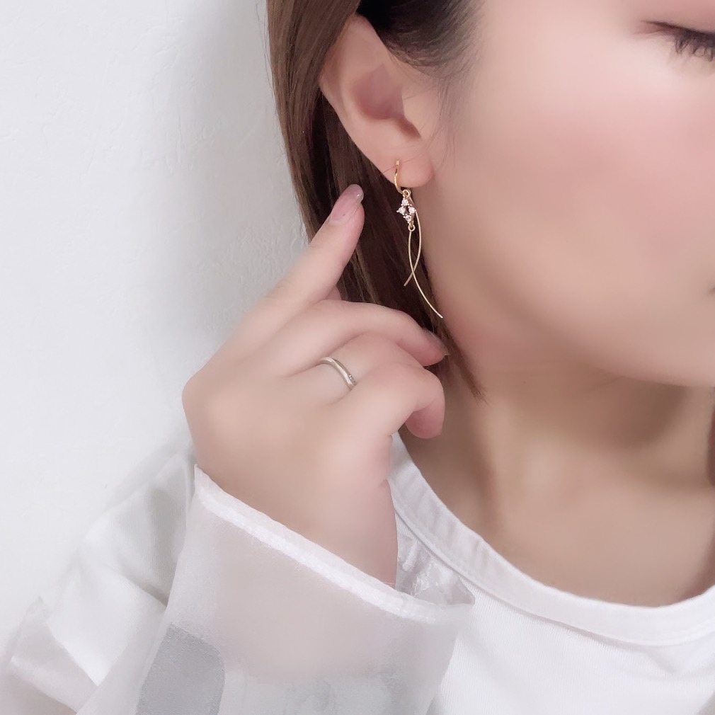 512 ストーン　ひし形　ピアス　イヤリング　ハンドメイド 512 ストーン ひし形 ピアス イヤリング ハンドメイド - メルカリ