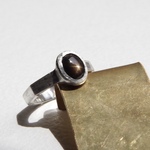 ★期間限定プライス★ SV black star sapphire galaxy ring #11