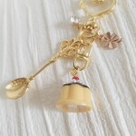 プリンのスイーツキーホルダー　