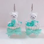 ちりめん細工　メモスタンド　しろくま🐻‍❄️ 