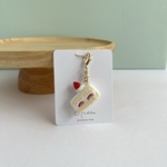 苺のケーキのチャーム