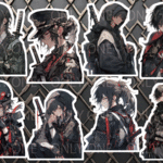 デザインペーパー　MILITARY MAN JAPANESE コラージュシート