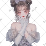 オリジナル人物ステッカー