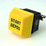 「START DEPOS」スイッチブローチ