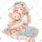 オリジナル人物ステッカー