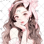 【C168】teatea.オリジナル 人物ステッカー