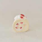 【完成品】おままごとおやつ ＊ いちごロールケーキ