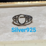 Silver925 約10×8用Sリング台座1個