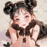 【C301】teatea.オリジナル 人物ステッカー