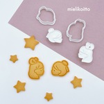 織姫様と彦星様セット（横顔）【クッキー型・スタンプ型セット】