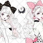 【C403】teatea.オリジナル 人物ステッカー