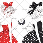 【C404】teatea.オリジナル 人物ステッカー