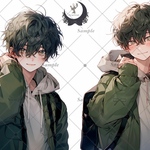 【C411】teatea.オリジナル 人物ステッカー