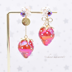 Big Strawberry🍓クリアレッド🍓ピアスorイヤリング