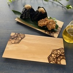 sushi  onigiri  tray  Wooden  tray  Japanese style
