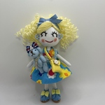 ハンドメイドドールチャーム　バックチャーム　お人形