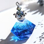 宇宙　の　宝石　ネックレス　宇宙玉　チャーム　レジン　キーホルダー　ストラップ　