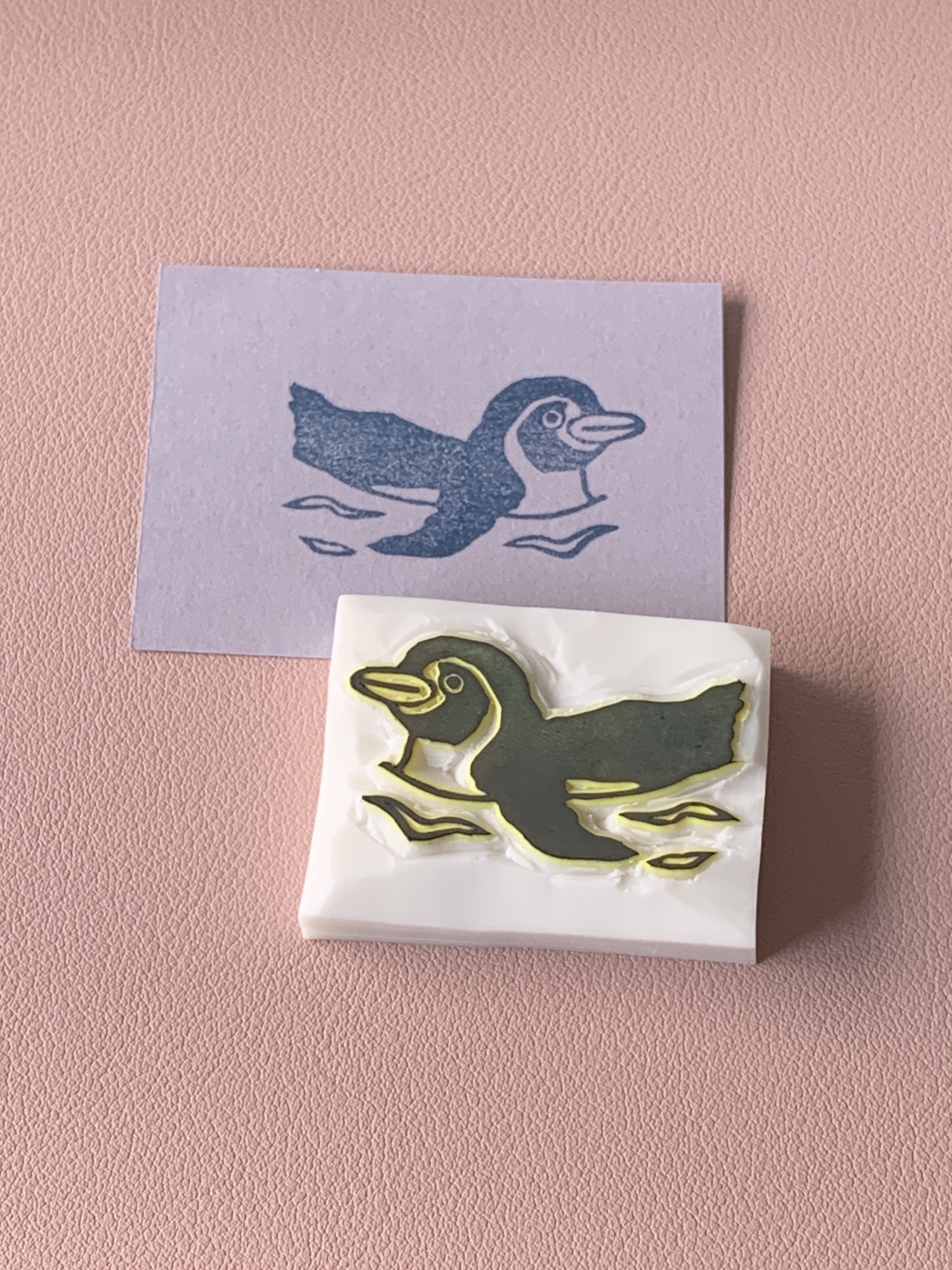 白鳥の消しゴムはんこ - あいの消しゴムはんこやさん | minne byGMO