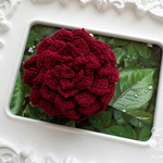【ワインver.】薔薇のがま口