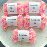   [ネオンneonカラー]30/2 刺し子糸 手染め刺し子糸 段染め糸 ニャンドゥテイ 刺繍 刺繍糸こぎん刺し ネオン 草木染め 編み物 毛糸 糸 レース糸 レース編み 1308