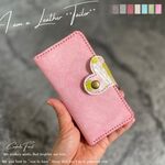 ◆７色◆グラスハートの本革手帳型スマホケース[多機種対応]iPhone16e.x.max.Xperia.Galaxy