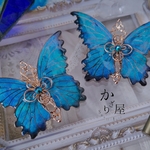モルフォ蝶ブローチ（brooch of  butterfly〜Morpho〜）