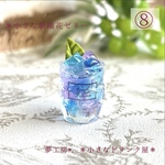 153 ＊小さな紫陽花ゼリー＊　ミニチュアスイーツ　レジン　ねんどろいど　ドールハウス　オブジェ　