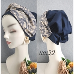 new【北欧蔦花】帽子にもなるヘアターバン