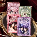 S222★Baroque garden girl★PET素材シートシール4種類セット