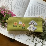 🐰うさぎとお花のポーチ💚
